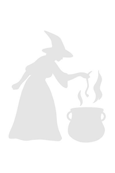 StoryGift Romania Sticker Adeziv 20CM Exterior cu o vrajitoare care prepara c...