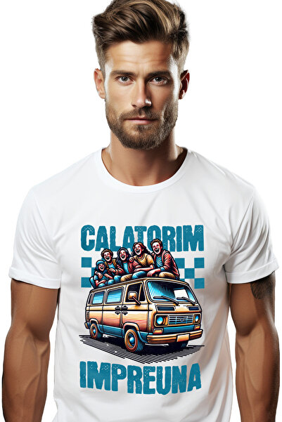 StoryGift Romania Tricou Barbati Calatorim Impreuna Grup De Prieteni Aventura...