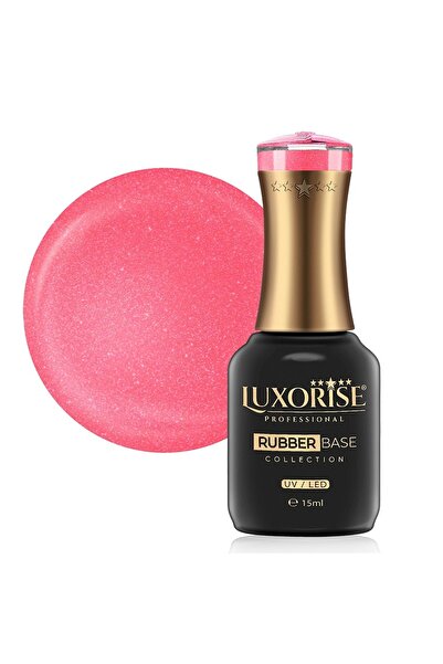 LUXORISE Bază de cauciuc Colecția Charming - Glazură de cireșe 15ml