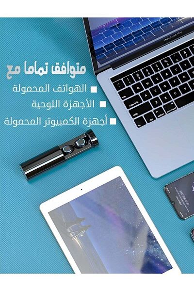 REOCLE Wireless Earbuds Bluetooth 5.1 Headphones Wireless Charging Case