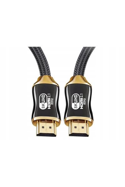 zola HDMI 2.1 cable, 8K@60Hz, 4K@120Hz, 3D, resistant PVC, 3 m, black