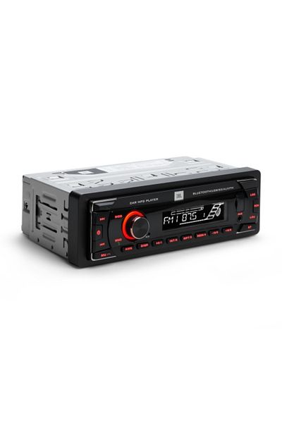 JBL Multimedia Player Auto JBL, USB, Card SD, AUX, Bluetooth, Iluminat Rosu, 4 x 50 W