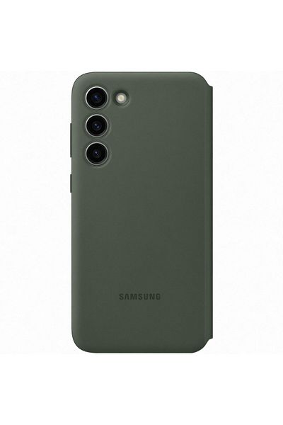 Samsung Smart View Wallet Case for Galaxy S23 Plus, Khaki