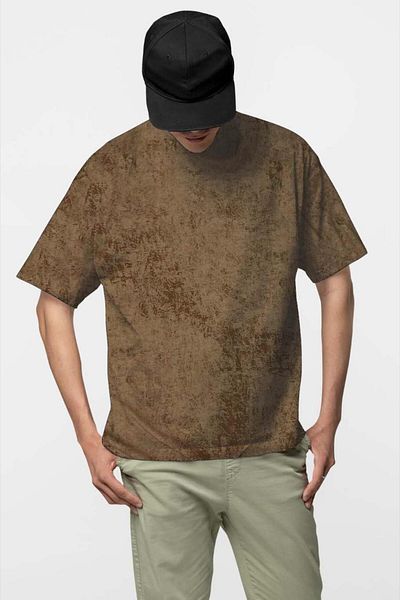 OEM Men's T-shirt, Cotton, Brown Rock, L