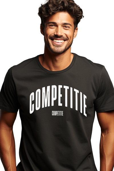 StoryGift Romania Tricou Barbati Cuvantul Competitie, Motivational, Self Help...