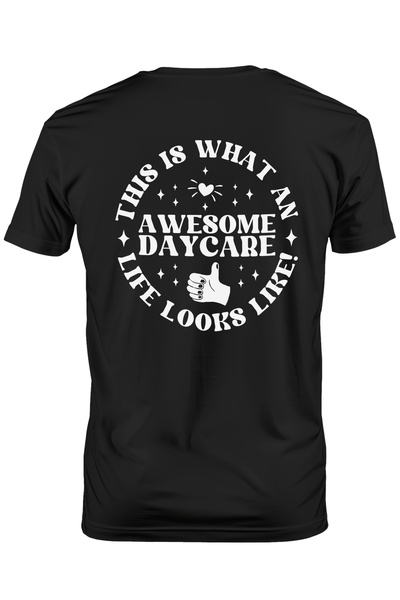 StoryGift Romania Tricou Barbati Cu Mesajul "asa Arata Viata Unei Ingrijitoar...