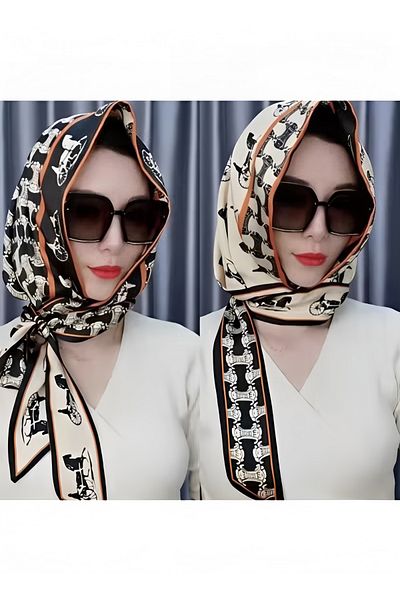 REOCLE Women's Turbans with Double Sided Sun Protection Turban Head Wraps Soft One Piece Hijab Long Turban