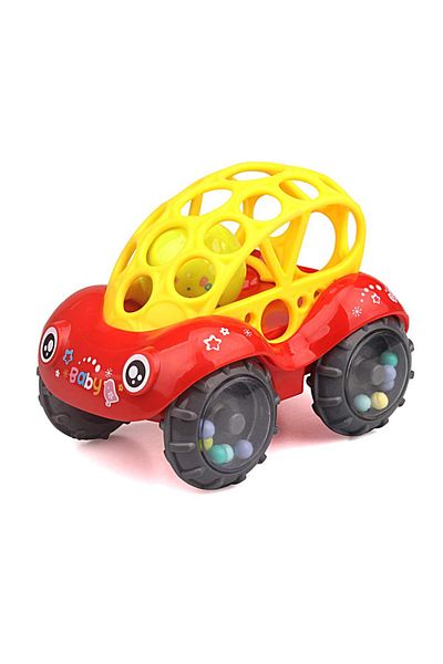 Velixo Baby Rattle Toy, Colorful Balls, Non-Toxic, Teething Aid, Motor Skill Development, Safe and Easy