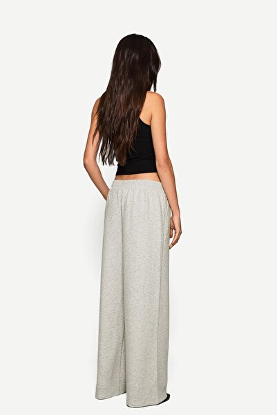 Bershka Shimmery Wide-leg Trousers