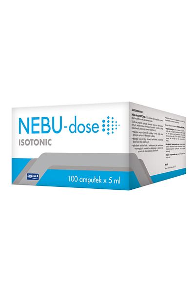 Solinea Solinea NEBU-dose isotonic saline, 0.9% concentration, 100 single doses x 5 ml