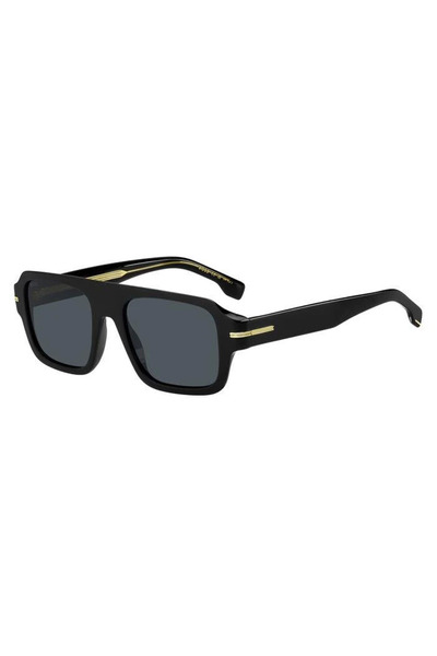 Hugo Boss BOSS 1595/S 807/A9 Men's Sunglasses, Plastic, Black, 53 mm
