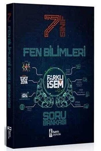 İsem Yayıncılık İSEM Yayıncılık 7. Sınıf Farklı İsem Fen Bilimleri Soru Bankası