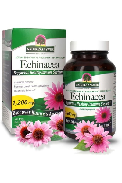 Natures Answer كبسولات عشبة إشنسا بوربوريا من ناتشرز أنسر، نباتية، 1200 ملغ، ...