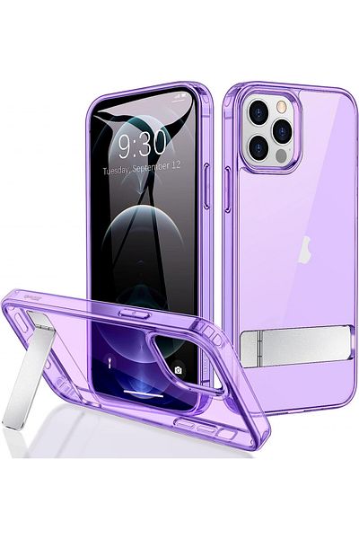 JETech Protective case for iPhone 12 Pro Max JETech, TPU, purple, 6.7 inches