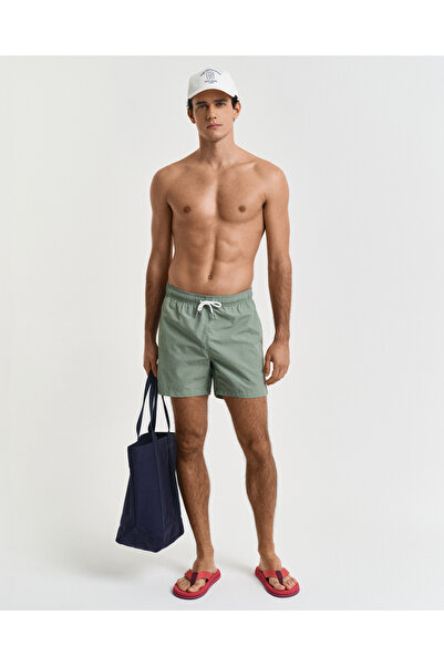 Gant Erkek Yeşil Regular Fit Mayo Şort