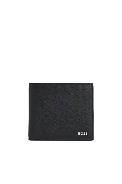 BOSS İmza detaylı bifold cüzdan