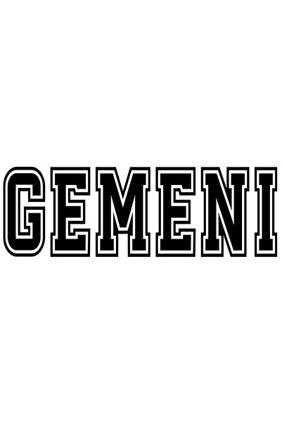 StoryGift Romania Sticker Autocolant 70CM Gemeni, Mesaj Motivational, Text In...