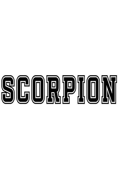 StoryGift Romania Sticker Eticheta 40CM Scorpion, Mesaj Motivational, Text Inspirational, Self Care cu Margini A