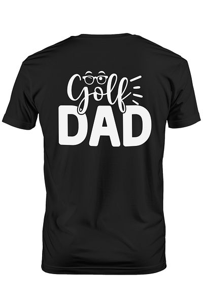 StoryGift Romania Men's T-shirt for a golf player/passionate dad - message in English with print on SSTG