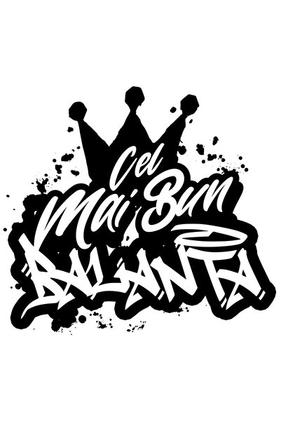 StoryGift Romania Sticker Autocolant 70CM Pentru Cel Mai Bun Balanta, Apreciere, Cadou, Rasplata, Multumire cu M