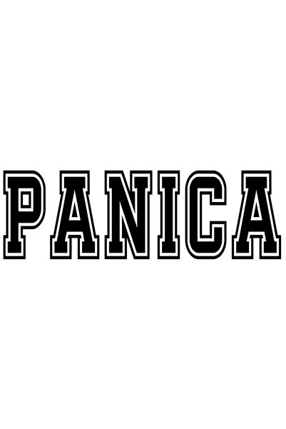 StoryGift Romania Adhesive Sticker 90CM Panic, Motivational Message, Inspirational Text, Self Care with White Borders,