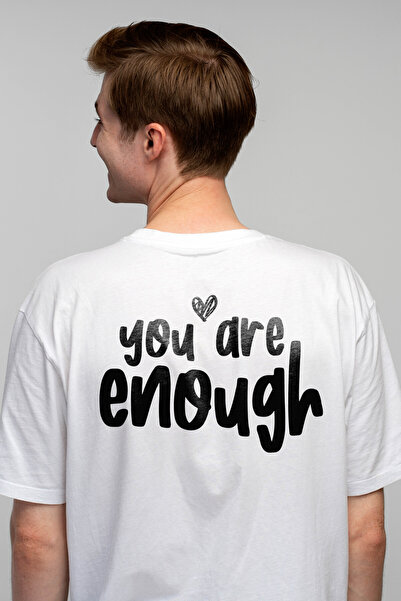 StoryGift Romania Tricou bărbătesc cu inimă și textul „you Are Enough” - You ...