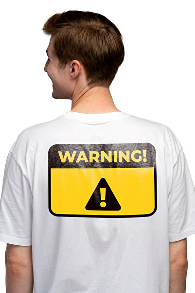 StoryGift Romania Tricou bărbătesc cu mesaj în engleză Avertisment, Semn, Ate...