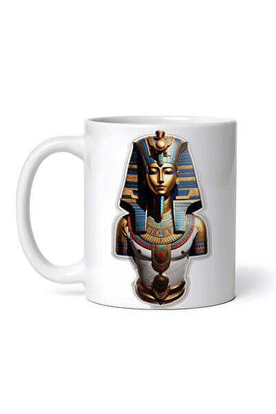 OEM Cană albă personalizată, sarcofagul Zeiței Atena, INOVATIX®. 330ml