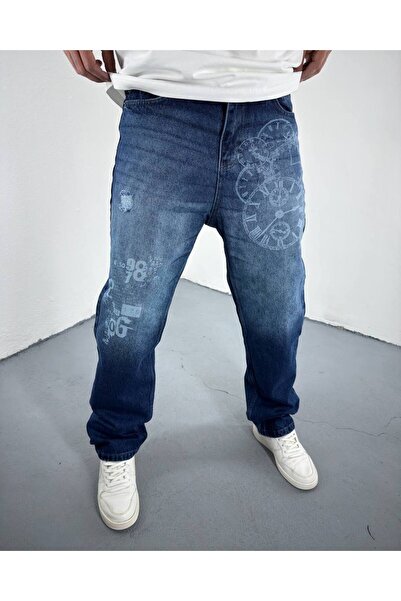 FURY wear Laser Edge Blue Baggy Jean