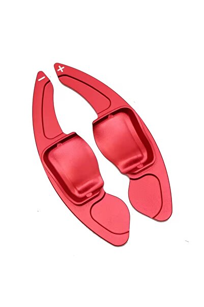 YıldızTuning جولف 5 6 باسات B6 B7 CC شيروكو بيتل عجلة قيادة حمراء F1 رفرف ناق...