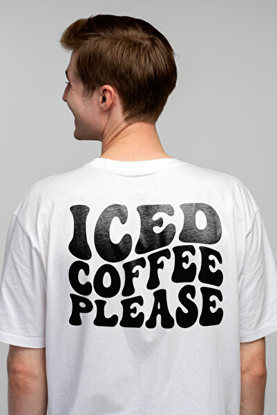 StoryGift Romania Tricou bărbătesc pentru cei care preferă cafeaua cu gheață,...