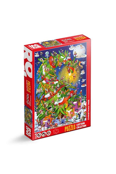 D-Toys Christmas Tree - Adult Puzzle 1000 pieces - Cartoon Collection