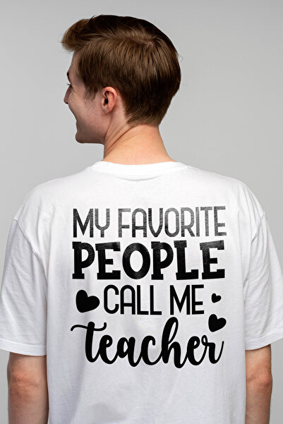 StoryGift Romania Tricou bărbătesc cu inimioare pentru o profesoară care este...