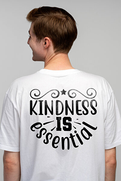 StoryGift Romania Tricou bărbătesc cu textul în engleză „kindness Is Essentia...