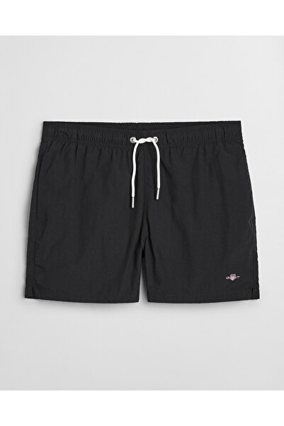 Gant Erkek Siyah Regular Fit Mayo Şort