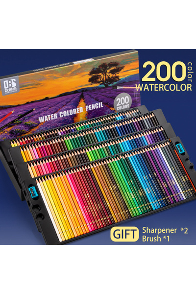 Choice 200 لون مائي 48/72/120/150/200 لون أقلام تلوين احترافية مجموعة رسم ألو...