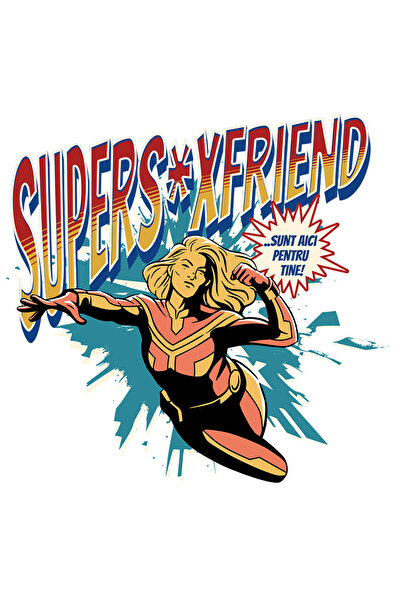 StoryGift Romania Sticker Autocolant 70CM Super S_xFriend, SuperErou Sunt Aic...