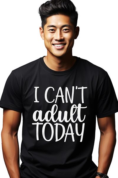 StoryGift Romania Men's T-Shirt For Those Who Can't Be Adults Anymore Today - Taking a Break With Print On The Left