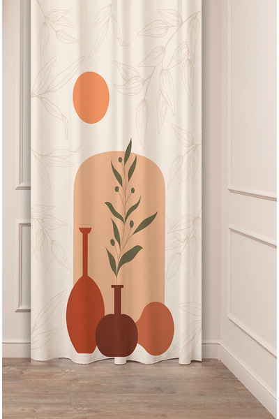 GREENDECOR Sun Leaf cu model boem, design special, digital cu imprimeu (o sin...