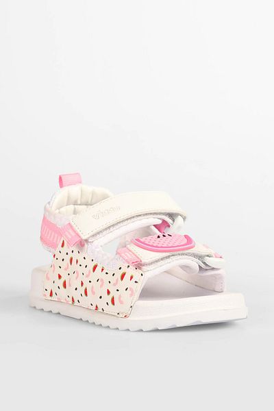 Vicco Lightweight White Waterproof Girls Sandals between Size 22-30