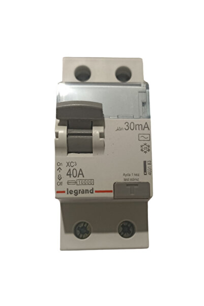 Legrand 2 KUTUP 230 V± 40A XC3 SERİSİ KAÇAK AKIM KORUMA ANAHTARI - 4 031 83