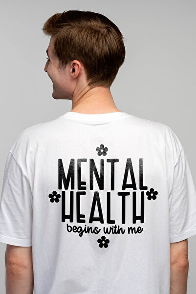 StoryGift Romania Tricou bărbătesc cu floricele de porumb și mesajul „sănătat...