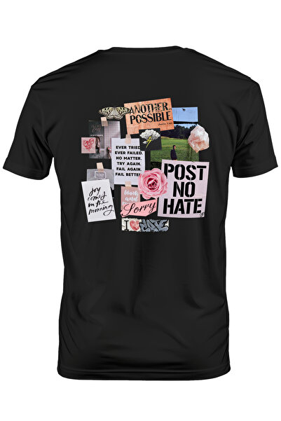 StoryGift Romania Tricou bărbătesc cu diverse postere, mesaj în engleză Post ...