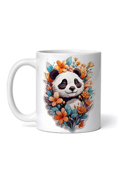 INOVATIX Personalized white mug, Pabda in flowers, INOVATIX®. 330 ml