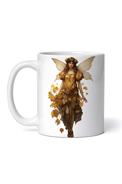 OEM Personalized white mug, Fairy of Melancholy, INOVATIX®. 330ml