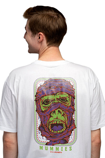 StoryGift Romania Tricou bărbătesc cu text în engleză Mumii, portret de mumie...