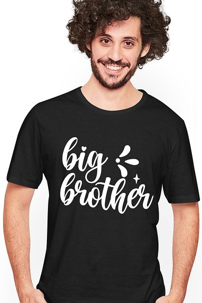 StoryGift Romania Men's T-shirt For A Good And Appreciated Older Brother With Message In English With Embroidery