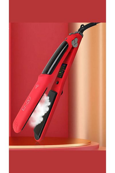 ENZO EN-3999 Professional Ionic Steam Flat Iron – Fast Ceramic Titanium Hair Straightener