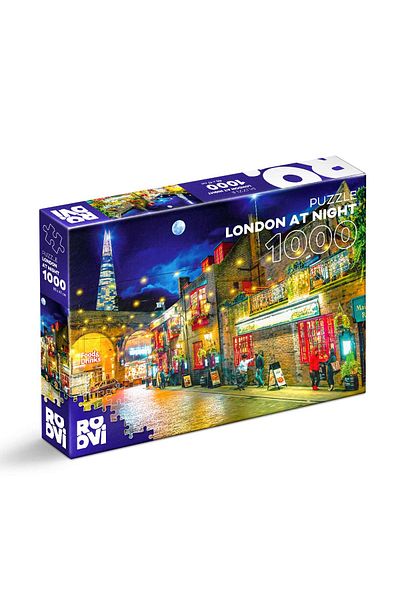 D-Toys London at Night, United Kingdom - Adult Puzzle 1000 pieces - Discover Europe