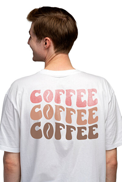 StoryGift Romania Men's T-shirt With Text In English Coffee, Big Cup Of Coffe...